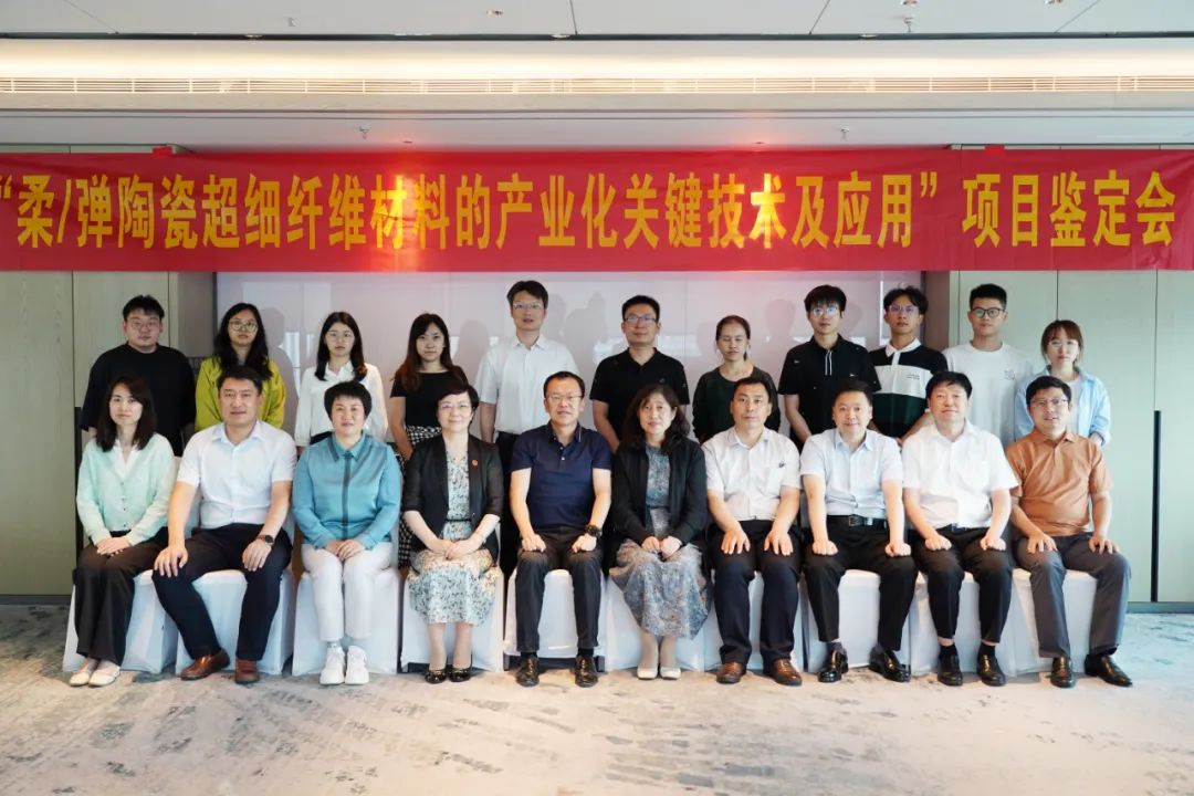 柔/彈陶瓷超細纖維材料的產(chǎn)業(yè)化關鍵技術及應用項目成功鑒定，成果達國際先進水平
